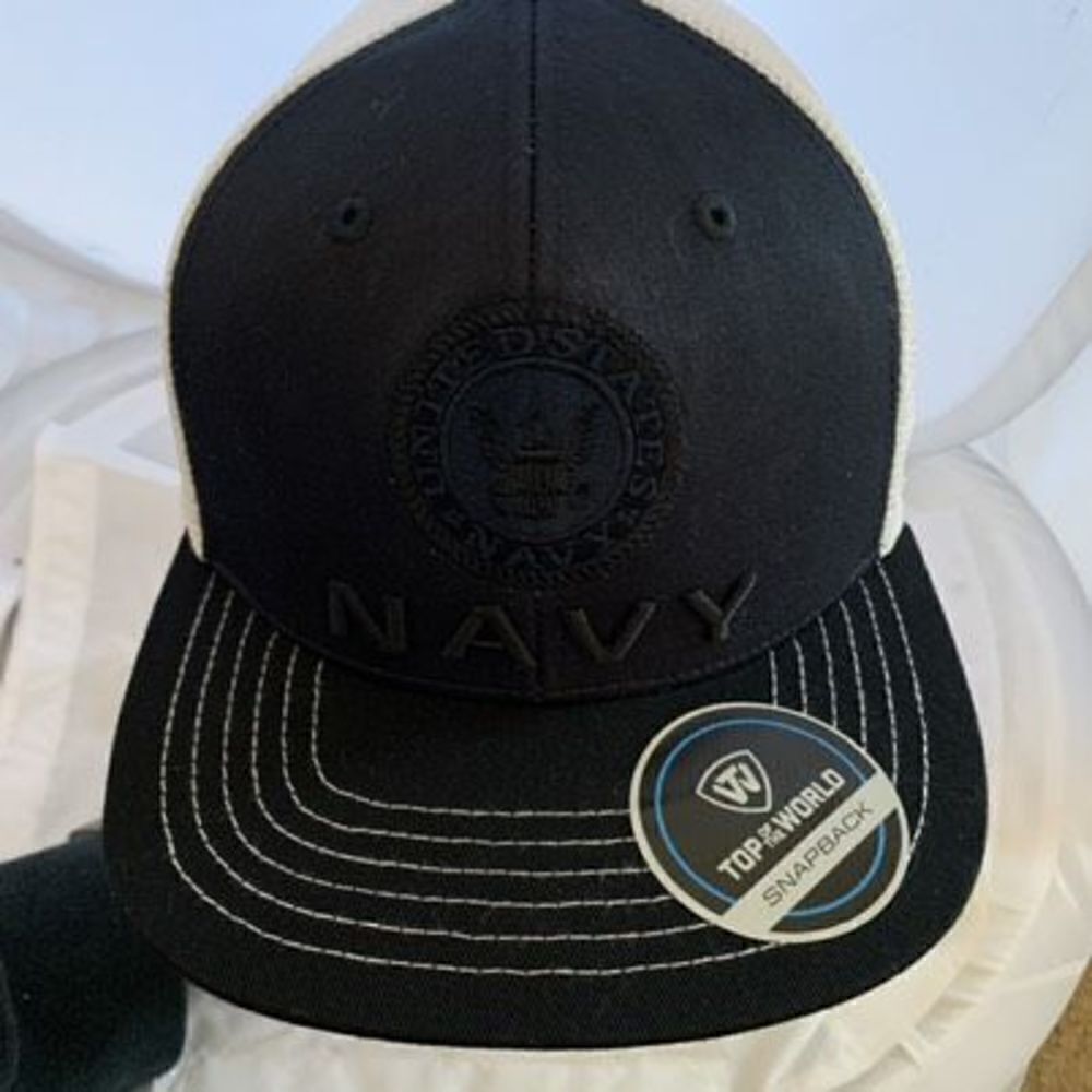 United States Navy Top Of The World Passion Unites Cap *New*